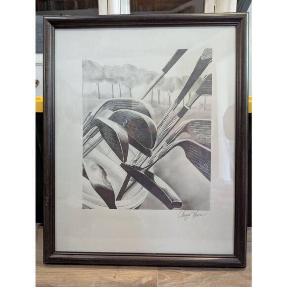 REALISM GOLF ART - Original Artwork "Fore-Shadowing" - Picture 10 of 11